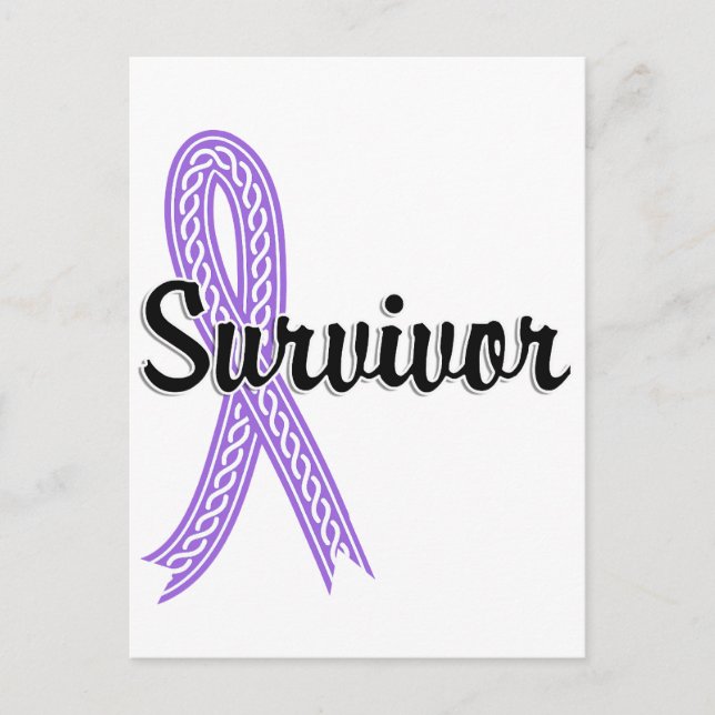 Cartão Postal Sobrevivência 17 Linfoma (Hodgkin) (Frente)