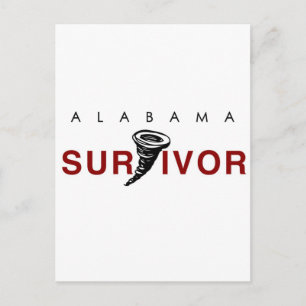 Cartão Postal Sobrevivência Tornado