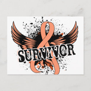 Cartão Postal Sobrevivente 16 Cancer Uterino