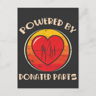 Cartão Postal Sobrevivente do receptor do órgão de cirurgia de