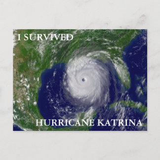 CARTÃO POSTAL SOBREVIVI HURRICANE KATRINA