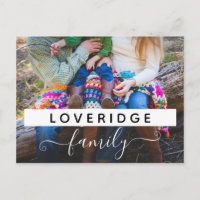 Sobrrenome Monograma Personalizada Família Foto Pe