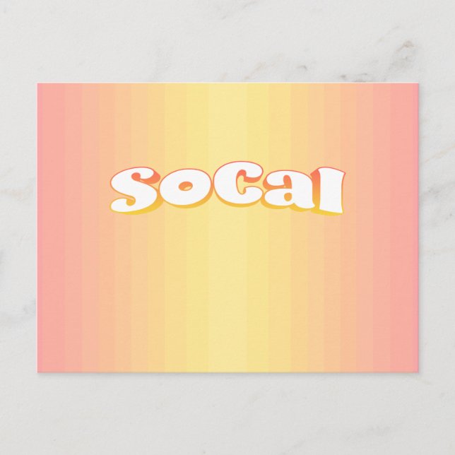 Cartão Postal SoCal (Frente)