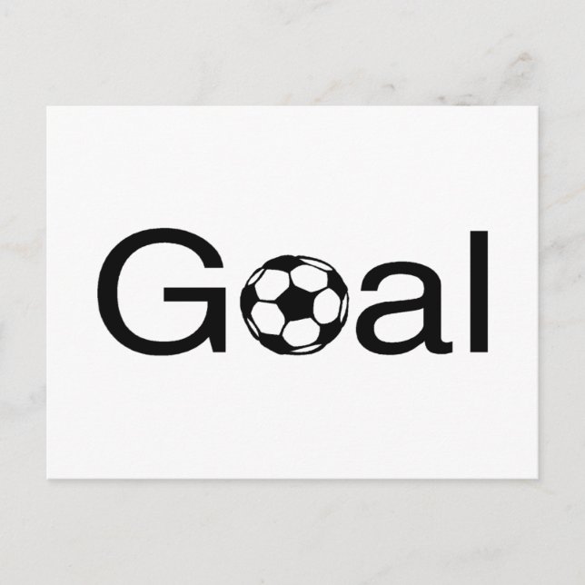 Cartão Postal Soccer Goal (Frente)
