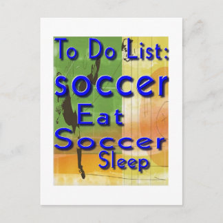 Cartão Postal Soccer Postcard