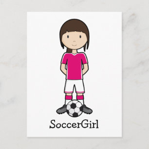 Cartão Postal SoccerGirl