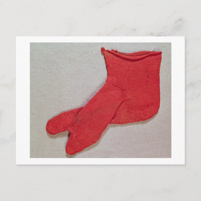 Cartão Postal Sock, um dos dois do Egito, perio egípcio-romano (Frente)