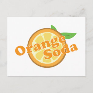 Cartão Postal Soda Laranja