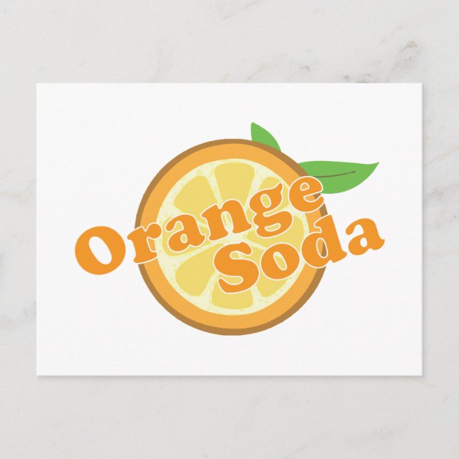 Cartão Postal Soda Laranja (Frente)