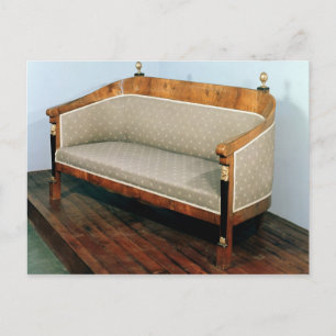 Cartão Postal Sofa, estilo Biedermeier, c.1820