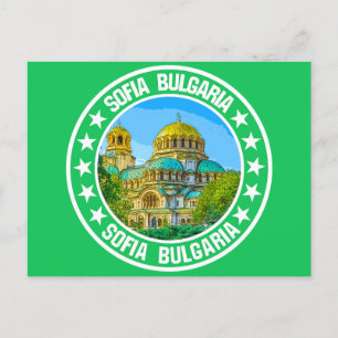 Cartão Postal Sofia Bulgária