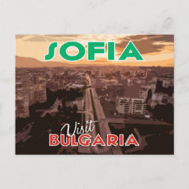 Cartão Postal Sofia, visite a Bulgária...
