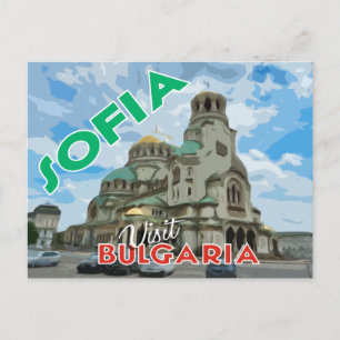 Cartão Postal Sofia, visite a Bulgária...