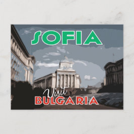 Cartão Postal Sofia, Visite a Bulgária...