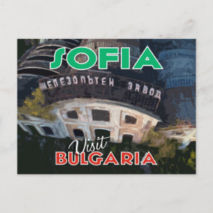 Cartão Postal Sofia, visite a Bulgária...