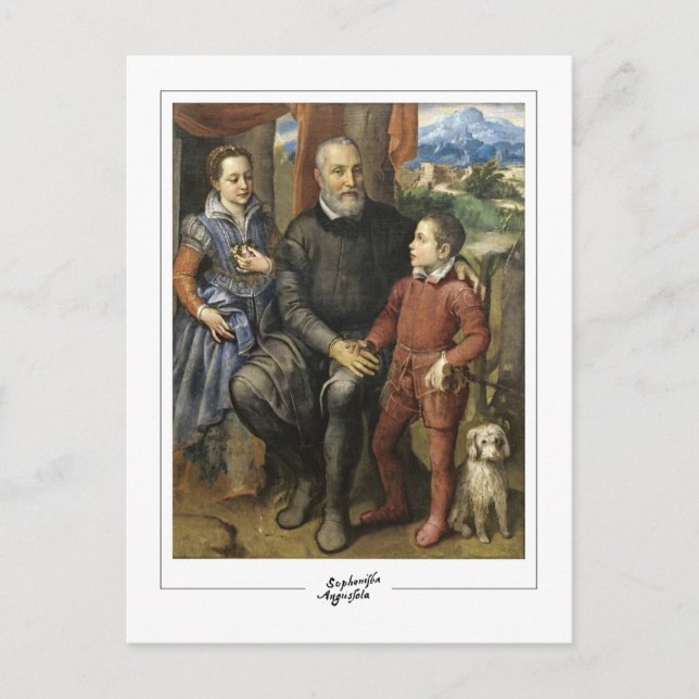 Cartão Postal Sofonisba Anguissola #5 - Cartão-postal de arte (Frente)