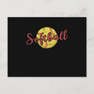 Cartão Postal Softbol Beisebol Esporte Equipe Home Run