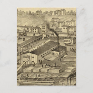 Cartão Postal Soho Saw e Planing Mills e Barge Yards