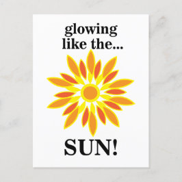 Cartão Postal Sol Brilhando Como O Sol