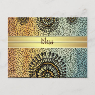 Cartão Postal Sol de Henna (Goldish)