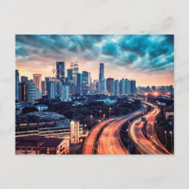Cartão Postal Sol de Kuala Lumpur