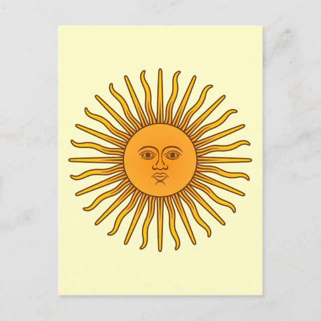 Cartão Postal Sol de Mayo (Frente)