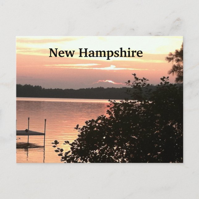 Cartão Postal Sol de vista lago (Frente)