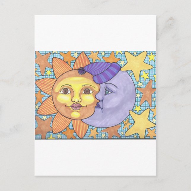 Cartão Postal Sol e Lua 1 (Frente)