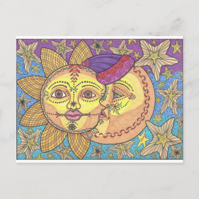 Cartão Postal Sol e Lua 2 (Frente)