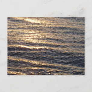 Cartão Postal Sol em Águas Oceânicas Calmando Fotografia