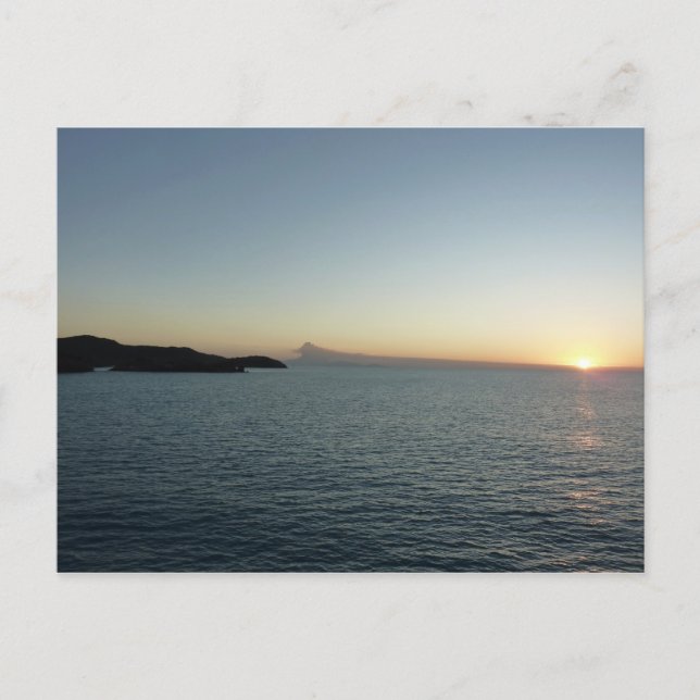 Cartão Postal Sol em Antígua II (Frente)