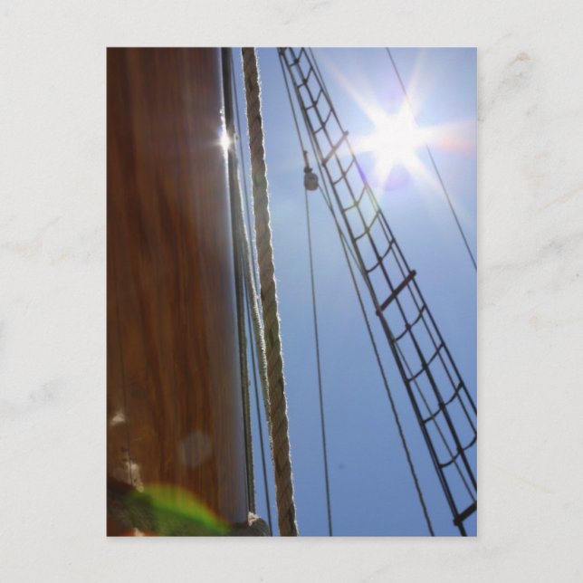 Cartão Postal Sol em suas Velas (Frente)