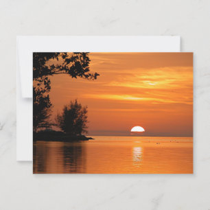 Cartão Postal Sol majestoso em Florida Keys