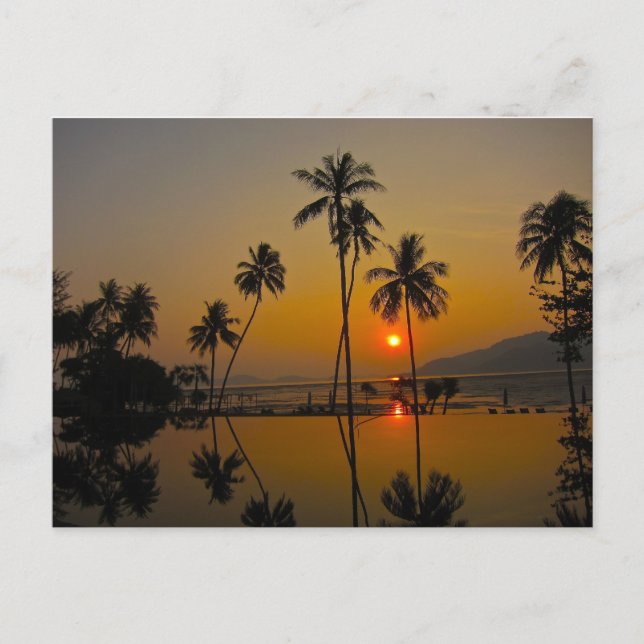 Cartão Postal Sol/nascer do sol (Frente)