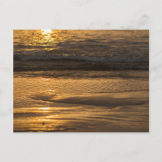 Cartão Postal Sol no mar