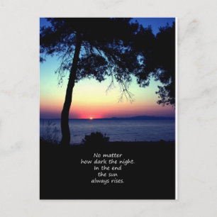 Cartão Postal Sol sempre sobe