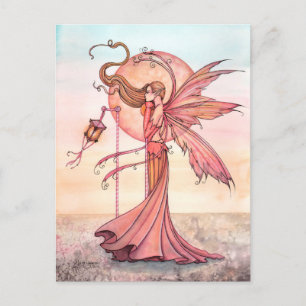 Cartão Postal Solara Fairy Fantasy Art de Molly Harrison