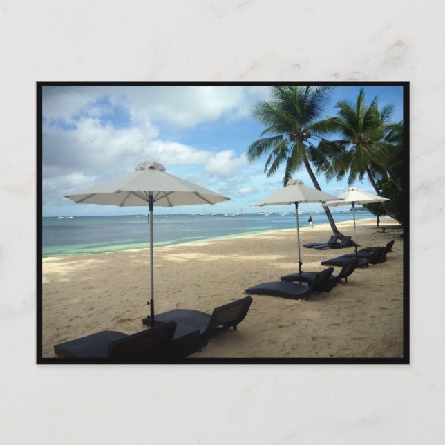 Cartão Postal solários boracay (Frente)