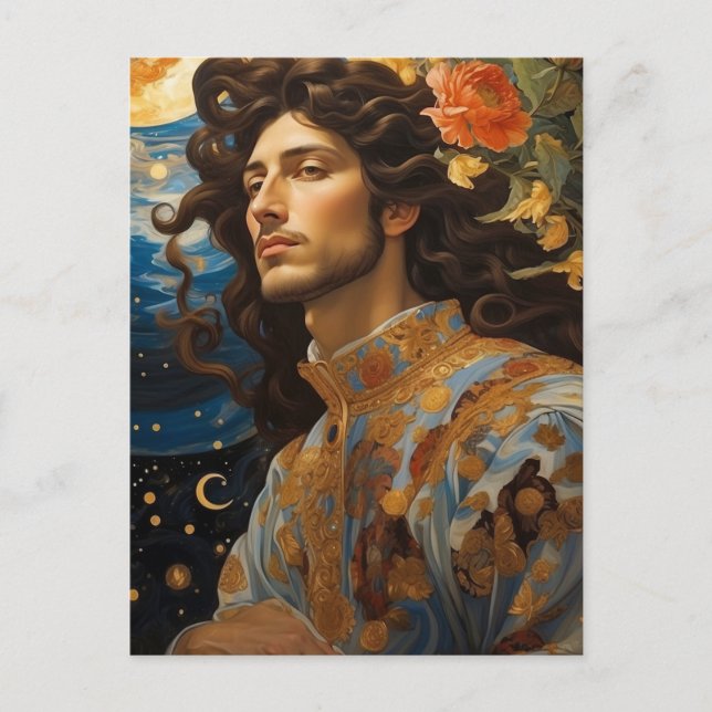 Cartão Postal *~* Soldado de Deus Planeta Universo Terra AP50 C (Frente)