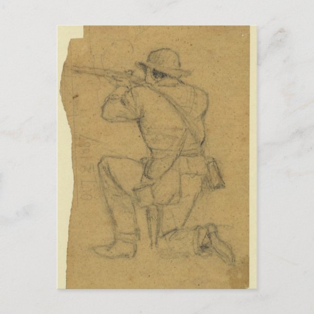 Cartão Postal Soldado de Disparo (Frente)