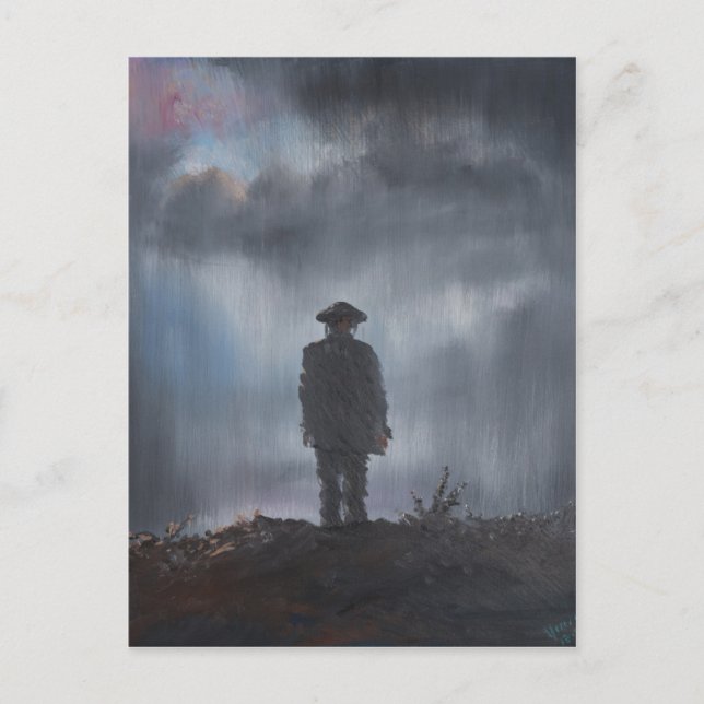 Cartão Postal Soldado desconhecido Primeira Guerra Mundial 2014 (Frente)