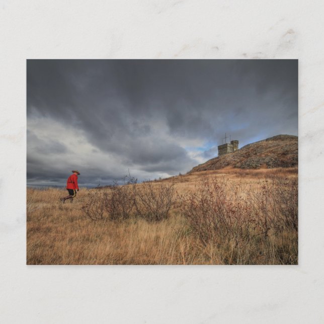 Cartão Postal Soldado solitário (Frente)