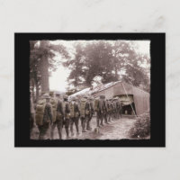 Soldados em linha para correio