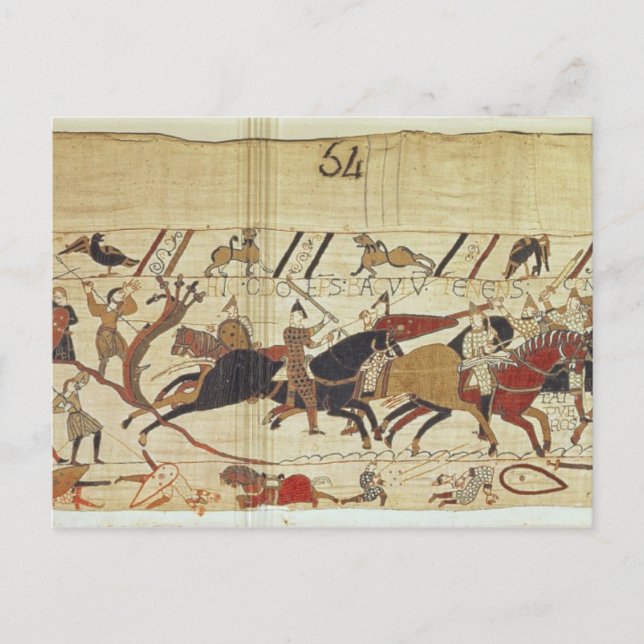 Cartão Postal Soldados ingleses e franceses caem lado a lado (Frente)