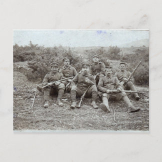 Cartão Postal Soldados WWI