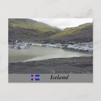 Cartão Postal Sólheimajökull Glacier, Islândia
