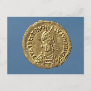 Cartão Postal Solidus de Romulus Augustulus