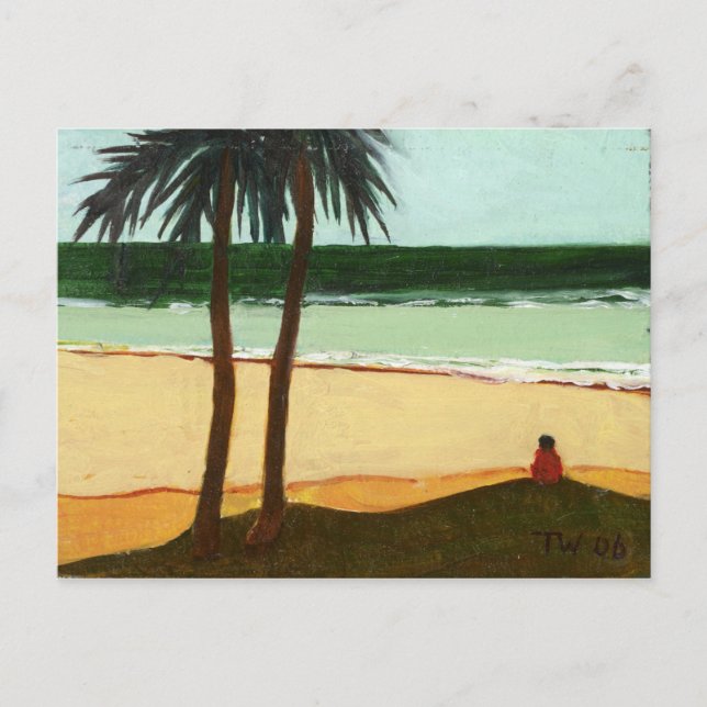 Cartão Postal Solitude de praia em 2006 (Frente)