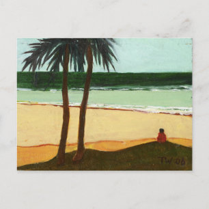 Cartão Postal Solitude de praia em 2006