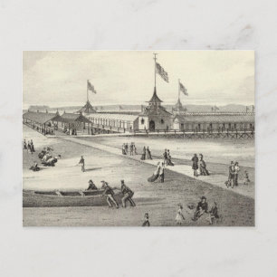 Cartão Postal Solo de Baía da Broadway, Ocean Grove, NJ